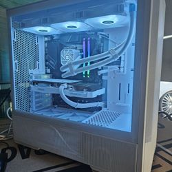 White Gaming PC I5 14400F Desktop 