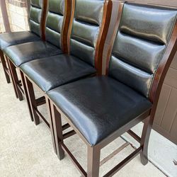 Set Of 4 Counter Height Chairs