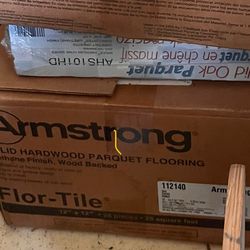 Real hardwood tongue and groove also the parquet