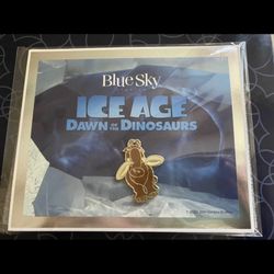 New Disney Movie Club Exclusive Ice Age Trading Pin & Certificate 