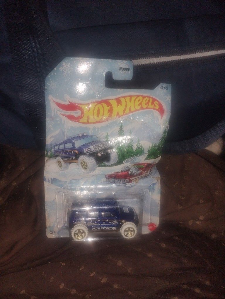 Hot Wheels 2020 - Holiday Hot Rods 4/6 - Rockster - Blue - Walmart Exclusive