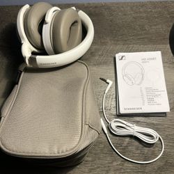Sennheiser Wireless Active Noise Cancellation White Headphones