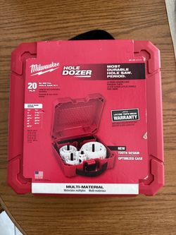 NIB - Milwaukee Hole Dozer 20-Piece Bi-Metal Hole Saw Kit