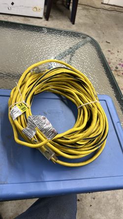 Husky 100 ft extension cord 12 gauge.
