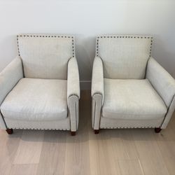 Pottery Barn Custom Chair Set