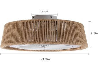 21.3" Boho Ceiling Fans