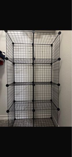 8 Cube Metal Grid Storage
