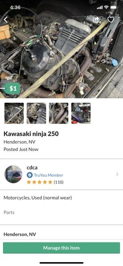 Kawasaki ninja 250.