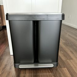 BRAND NEW Dual Trash Can, 60L(2x30L) Stainless Steel Kitchen Garbage Can