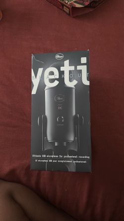 YETI BLACKOUT MICROPHONE.