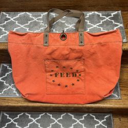 Large Feed Brand beach Bag 