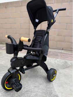 Doona Liki Trike S5 Nitro Black + Travel Bag - Excellent Condition