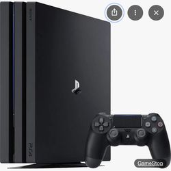 ps4 pro with 2 controllers