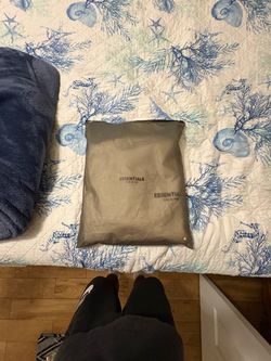 Grey essentials hoodie