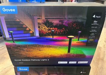 Govee 4 Pack Smart Outdoor Pathway Lights 2 640 Lumens
