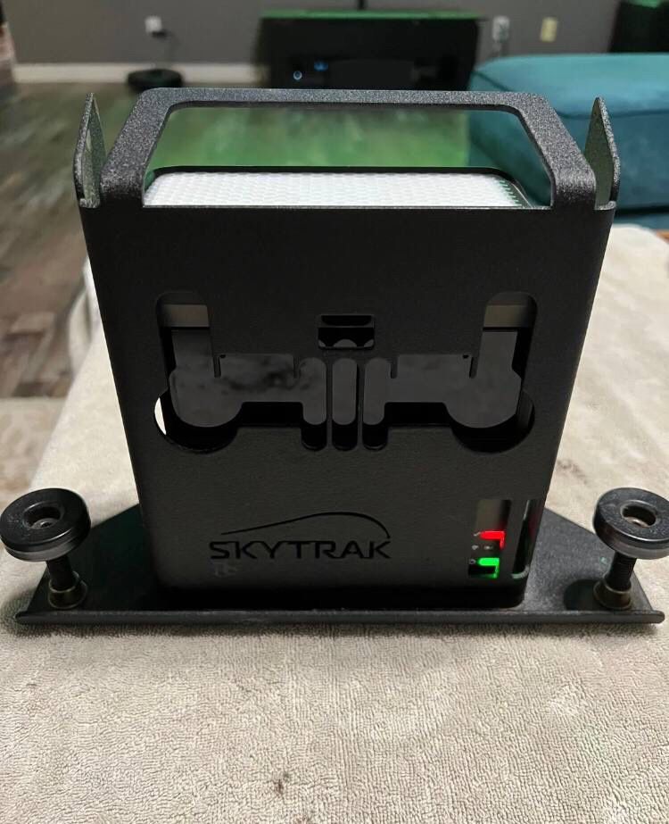 Skytrak Golf Simulator Launch - Monitor With Metal Protective Case. 