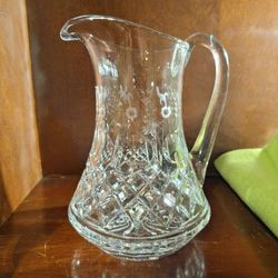 Rogaska Crystal Pitcher "Signed"
