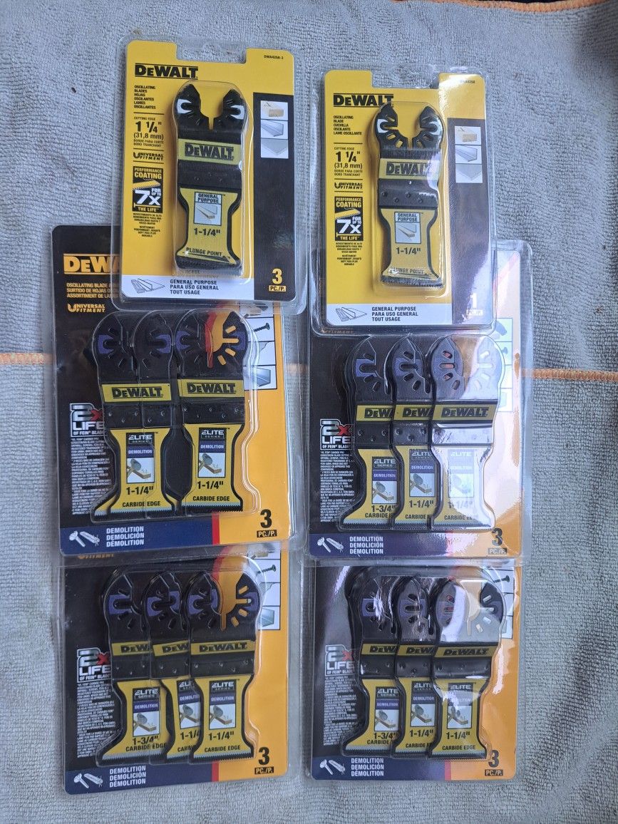 DeWalt Elite Series Carbide Demolition Oscillating Multi-tool Blades