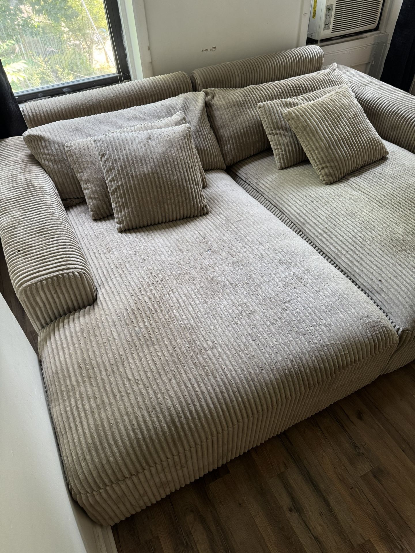 Light/dark Tan Sofa Bed
