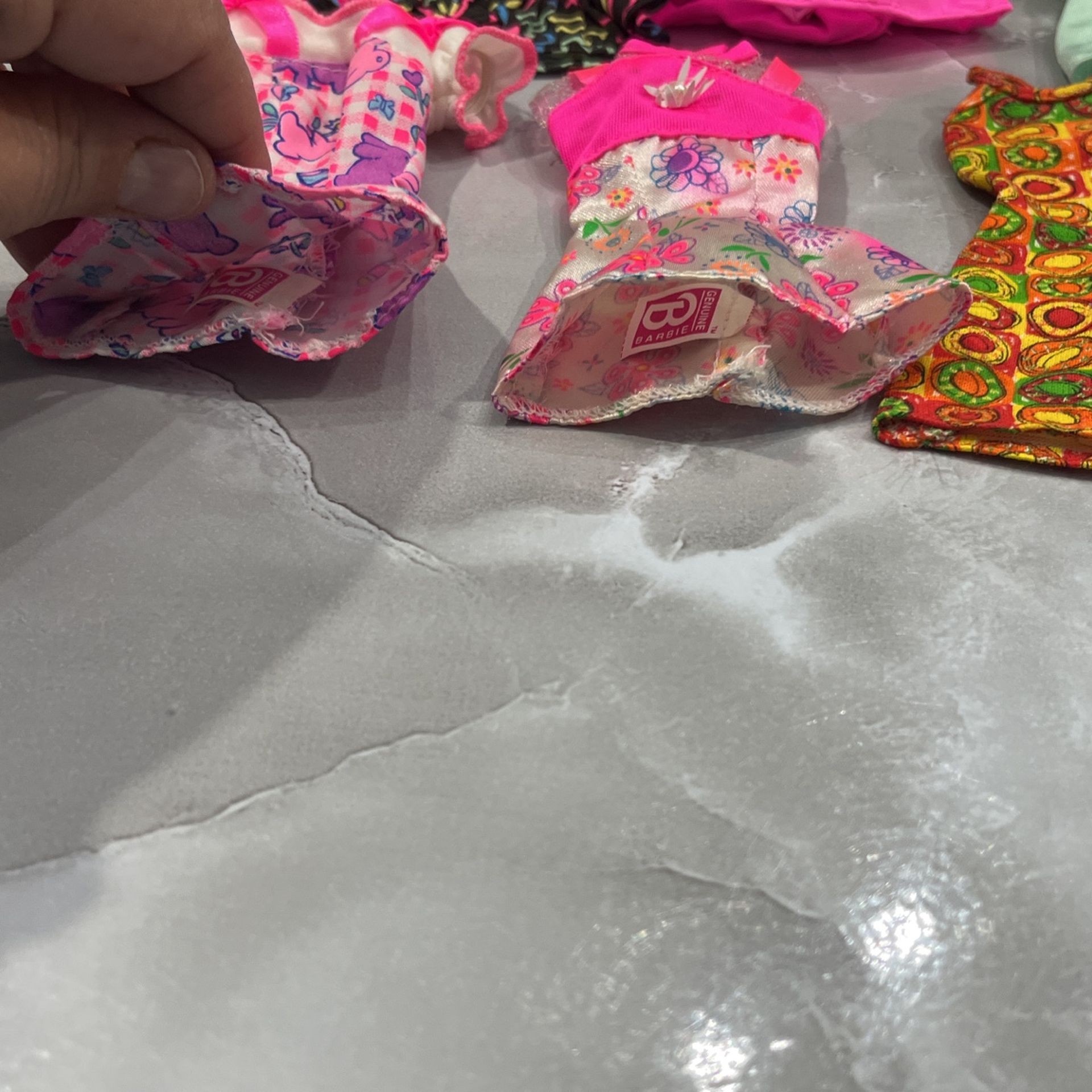 Genuine barbie clothes sales