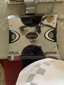 Nitro BMW-482 2ch. 1000 watt Amplifier