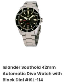 Islander Southold ISL-114 Automatic Watch for Sale in Ontario, CA 