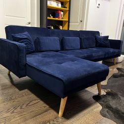 Wayfair Wide Velvet Reversible Sleeper Sofa