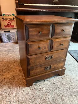Walnut nightstand