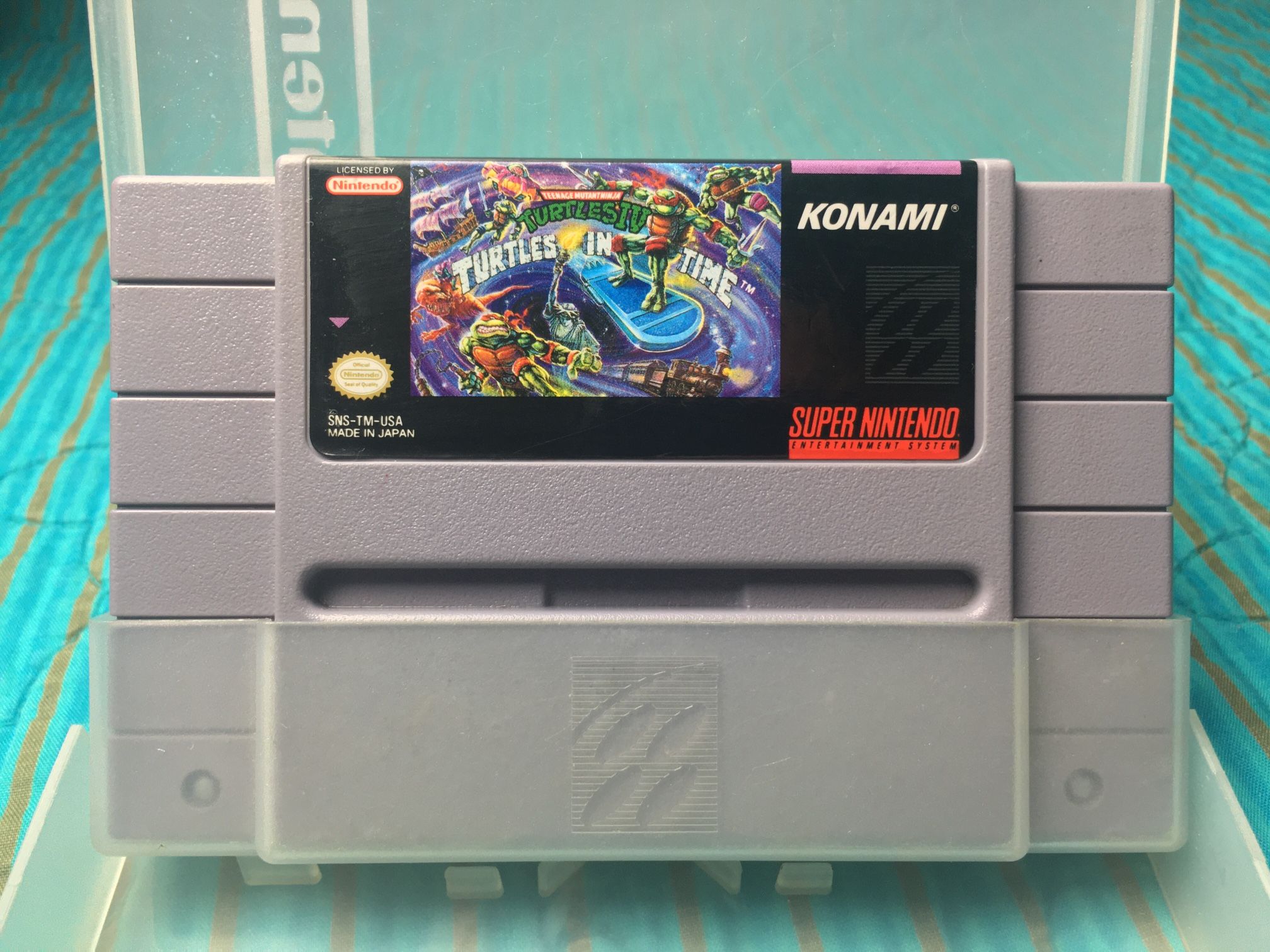 Mint Snes Tmnt Turtles In Time With Extras