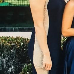 Navy Blue Formal Dress