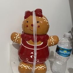 Holiday 2pc Gingerbread JAR