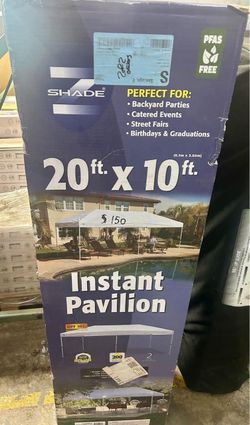 20ft x 10ft Instant Pavilion