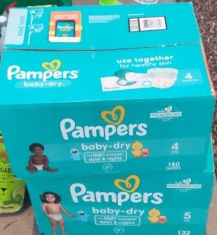 Size 4 Pull Up Pampers  $25.00 Per Box