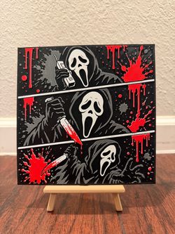 Ghostface Scream Horror 3D Wall Art Decor
