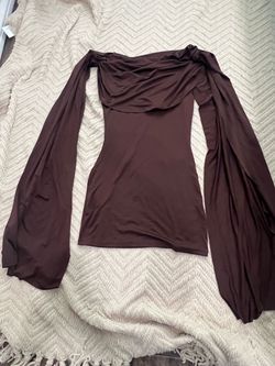 Brown mini dress new
