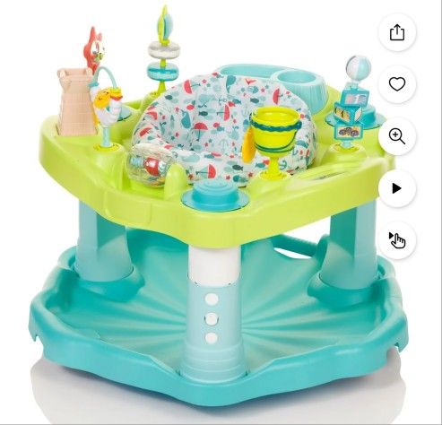 ExerSaucer Seaside Splash Activity Center, Infant (Unisex)