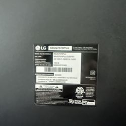 65in LG Tv