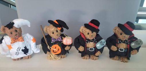 Adorable Teddy Bear Figurines