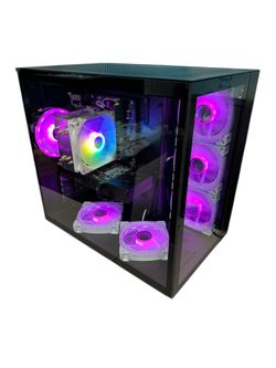 Gaming PC , Ryzen 7 5700G 16GB, 1TB HD, RX 480 4GB, 6 RGB Fans, Windows 11