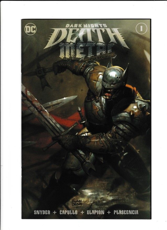 DARK NIGHTS: DEATH METAL #01 (2020) RYAN BROWN | COMICS ELITE TRADE | LTD 3000
