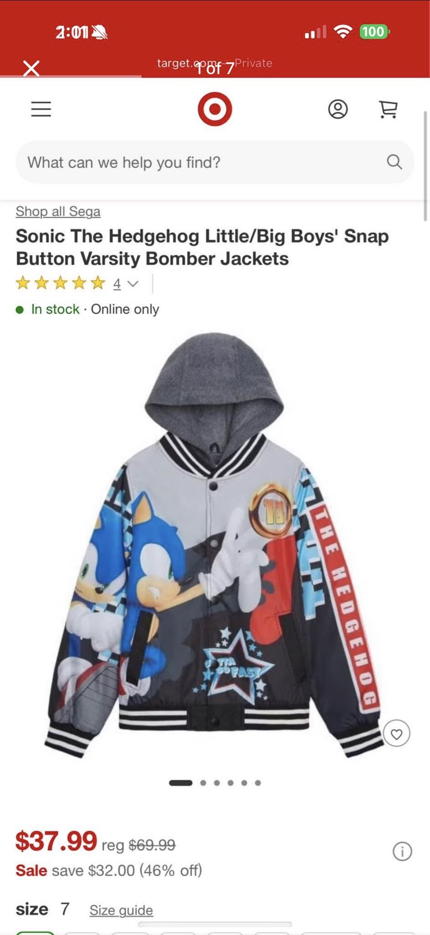 Sonic Jacket!