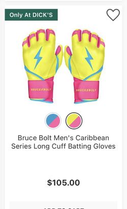 Bruce Bolt Caribbean Series Long Cuff Batting Gloves