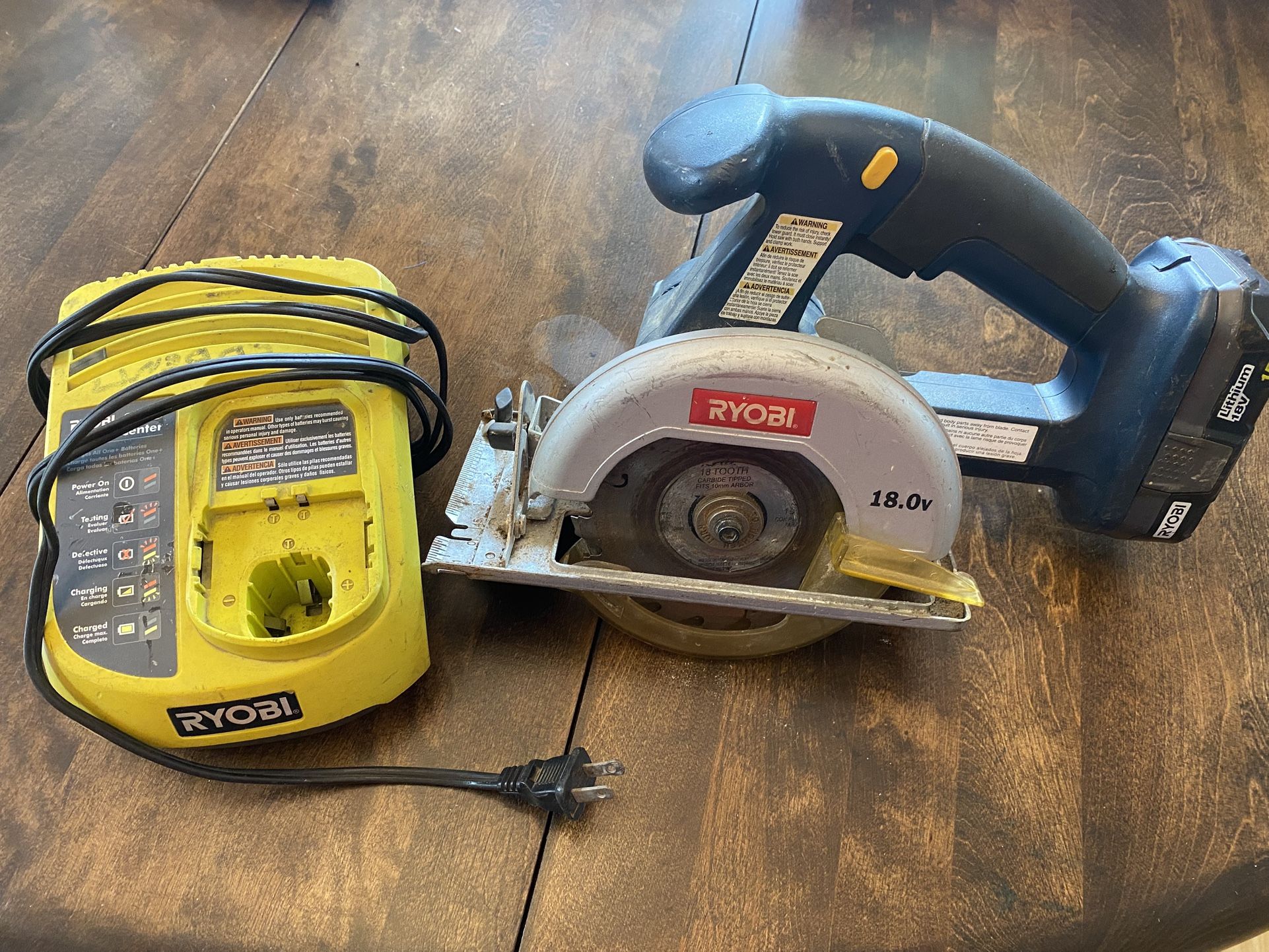 Ryobi Cordless Circular Saw & Charger