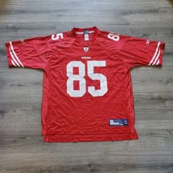 Reebok San Francisco 49ers Vernon Davis Authentic Jersey Mens Size XL