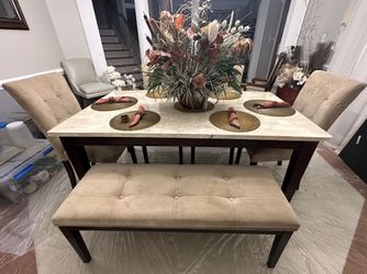 Beautiful Cream Color Dining Table!