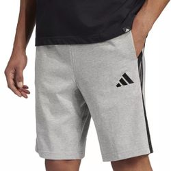 Adidas Grey Stripe Athletic Shorts