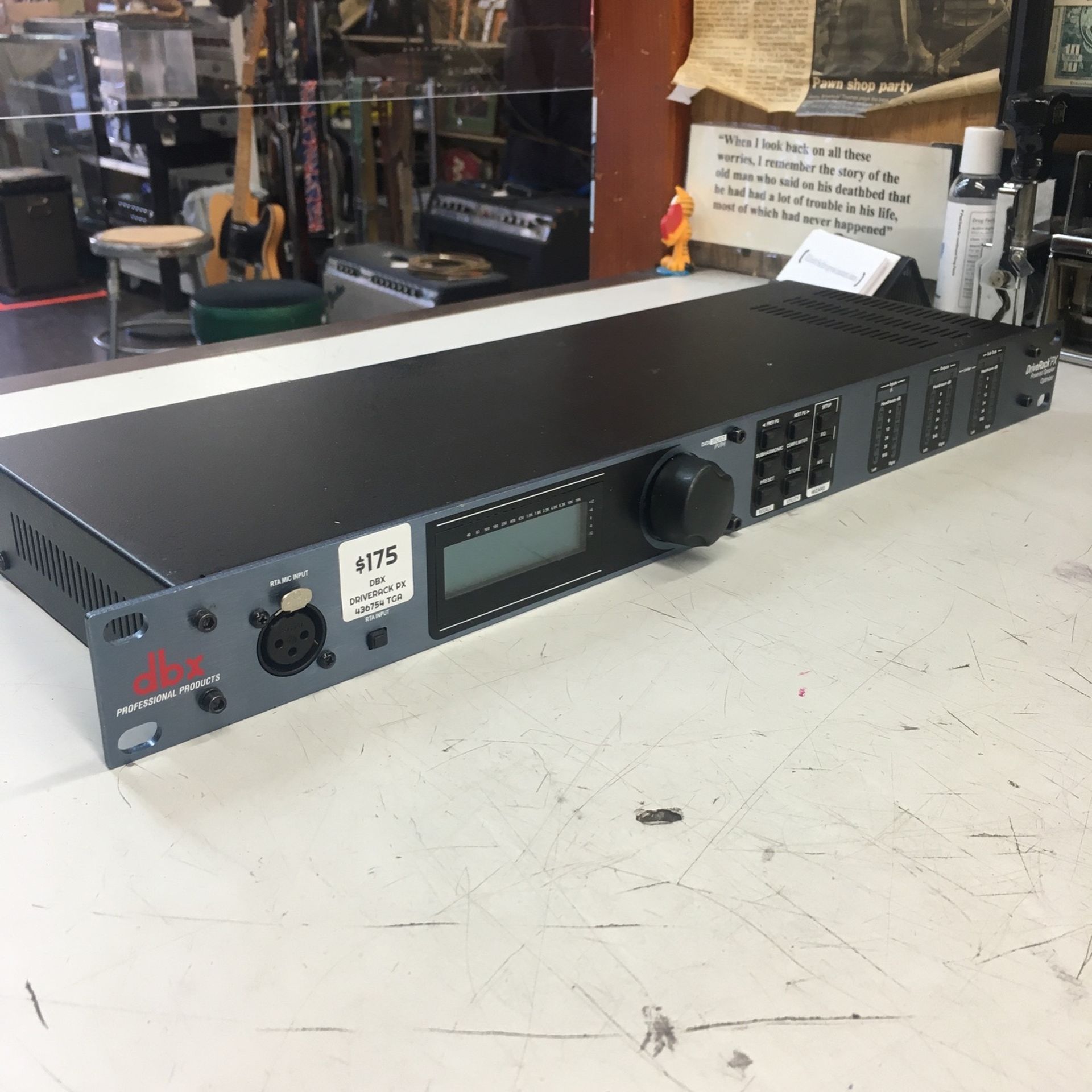 DBX Driverack PX Powered Speaker Optimizer for Sale in Beverly Hills