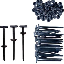 400pk Black Nylon T-Head Cable Ties 3.54in