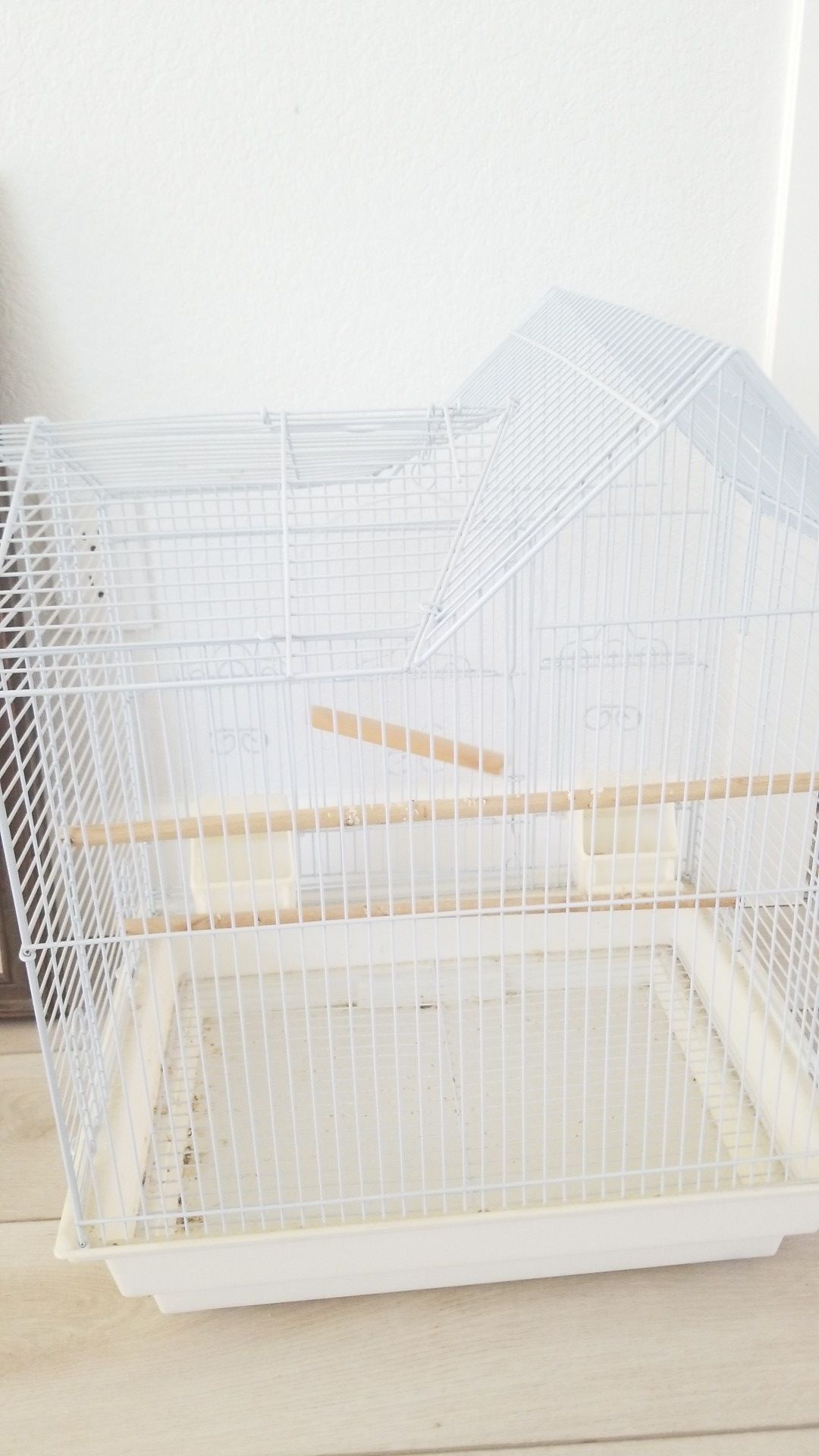 New bird cage.
