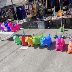 Kids Riding Bouncing Animals With Music And Lights $12 